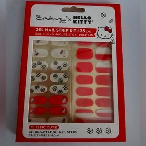 Hello Kitty Classic Cutie Gel Nail Strip Kit 35 Piece Set